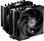 Кулер для процессора PCCooler RT620 PRO BK (250W, 4-pin PWM, 153mm, Al/Cu, 6x6mm, 2x120mm, 73.32CFM, 34.9dBA, 2200RPM, S: 1851/1700/1200/115X, AM5/AM4, черный)