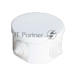 Коробка распр. ОП d75х45 4 выхода 4 гермоввода IP54 крышка защелкивающаяся бел. Epplast 240341