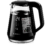 Электрочайник BRAYER BR6105 черный, 1.0 л, 1100 Вт, скрытый нагревательный элемент, поддержание температуры