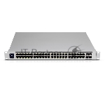 Коммутатор Ubiquiti UniFi Switch Pro 48 PoE, 40×1 Гбит/с PoE+ + 8×1 Гбит/с PoE++ + 4×10 Гбит/с SFP+ Uplink, управляемый, вид 11