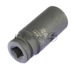 Головка ударная удлиненная шестигранная Stels 24 мм, 1/2", CrMo