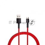 Кабель USB Xiaomi Mi Braided USB Type-C Cable SJX10ZM 100 см красный