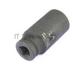 Головка ударная удлиненная шестигранная Stels 27 мм, 1/2", CrMo