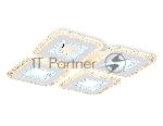 Потолочный светодиодный светильник FA4004/4 WH белый 100W 3000K+6400K/4200K/6400K+3000K 395*395*85 (ПДУ ИК)