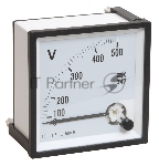 Вольтметр Э47 96х96мм 500В кл. точн. 1.5 ИЭК IPV20-6-0500-E