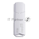 Флешка USB Smartbuy CLUE white (SB16GbCLU-W3), 16Gb, USB 3.0/3.1, R/W 70/25, белый