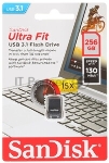 Флешка USB Sandisk CZ430 ULTRA FIT (SDCZ430-256G-G46), 256Gb, USB 3.1, R/W 130/40, черный, вид 8