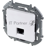 Информационная розетка RJ45 категория 6 UTP белый