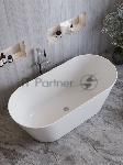 Ванна отдельностоящая акриловая BAU Flow 1500x750 белая