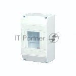 Бокс пластиковый КМПн Rexant 1/4 IP20 белый инд. штрих-код