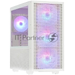 Компьютерный корпус Deepcool CH560 WH без БП, боковое окно (закаленное стекло)