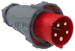 Вилка переносная IEK PSN02-063-5 ССИ-035 63А-6ч/200/346-240/415В 3Р + РЕ+ N IP67 MAGNUM IEK