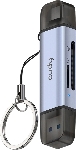 Картридер USB 3.2 Cudy UH200 2порт. серебристый, вид 11