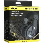Проводные наушники Ritmix RH-524TV черный, полноразмерные, Jack 3.5 мм