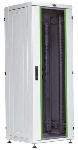 Шкаф ITK сетевой 19" LINEA N 42U 600х800 мм стеклянная передняя дверь серый, вид 2