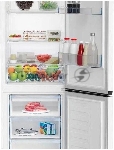 Холодильник Beko B3R0CNK402HW белый двухкамерный 257/100л морозилка снизу, No Frost, вид 7