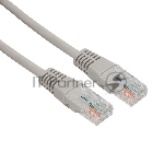 Пaтч-корд U/UTP Rexant, cat.5e, RJ45-RJ45, неэкранированный, LSZH серый, 1м