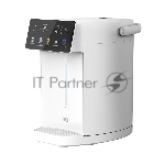Термопот BQ TP5001 White. Мощность 1600 Вт/Объем 5 л/Сенсорный LED-дисплей/Поддержание температуры/Функция дехлорирования/Регулировка темперы от 40 до 90 'C/Система защиты: от перегрева, от включения без воды, блокировка подачи воды/Внутренняя колба из нержавеющей стали AISI 304/Съемная крышка/Ручка для переноски/Электрическая помпа/Длина шнура 0.85 м