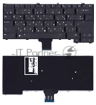 Клавиатура для ноутбука Dell Latitude E7440 черная без подсветки и без указателя