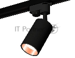Светильник Ambrella light XT6323024 SBK/PPG черный песок/золото розовое полированное MR16 GU5.3 (A2521, C6323, N6114)