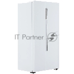 Холодильник Haier HRF-522DW6RU белый двухкамерный 334/173л морозилка слева, No Frost, Side by Side
