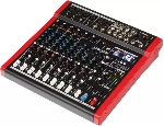 Микшерный пульт PROEL [MQ1222X] 12-ти канальный, 24 бит/48 кГц DSP, Bluetooth, медиа-плеер, 4x Combo XLR мик./лин. входа, 2x XLR+1/4" TRS (L/R) стерео мик./лин. входа, 2x XLR+1/4" TRS Main вых., 2x2 USB аудио интерфейс, 2x USB-A порта, вид 4