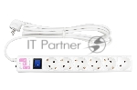 Сетевой фильтр Power Cube PC 3 м 6розеток, белый, 16А, SPG6-A1