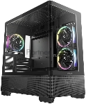 Корпус DeepCool CG380U 3F, Mini-Tower, чёрный, 3 x 120 мм