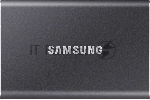 Внешний SSD Samsung T7, 1TB, USB 3.2 Gen 2 Type-C, R/W 1050/1000, серый