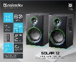 Акустическая 2.0 система Defender Solar 12 12 Вт, подсветка, BT, 230В
