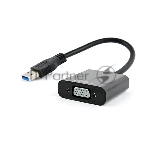 Видеоадаптер (конвертер) USB 3.0 --> VGA Cablexpert AB-U3M-VGAF-01, черный