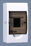 Корпус пластиковый навесной 4мод. IP41 ЩРН-П-4 DEKraft 31008DEK