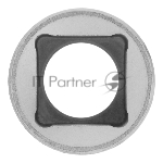 Головка торцевая Matrix, 16 мм, 6-гранная, CrV, под квадрат 1/2", хромированная