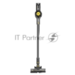 Пылесос вертикальный Centek CT-2573 черный/желтый, питание от аккумулятора, 215 Вт, уборка сухая, пылесборник 0.8 л, работа от АКБ max 45 мин