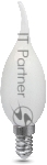 Лампа светодиодная Gauss Filament 104201209-D 9Вт цок.: E14 свеча 220B 4100K св. свеч. белый нейт. (упак.: 10 шт)
