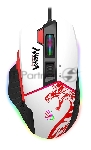 Мышь проводная A4Tech Bloody W95 Max Naraka белый/рисунок, оптическая, 12000 dpi, USB, кнопки - 6