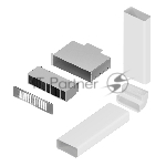 Комплект воздуховодов Maunfeld MIDS604 с фильтром CF312MW (для ПАНЕЛИ MIHC604SF2BK)