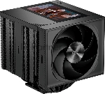 Кулер для процессора PCCooler RZ820 Display BK (290W, 4-pin PWM, LED, 169mm, Al/Cu, 8x6mm, 1x140mm + 1x150mm, 71.9/78.7CFM, 27.1/35.8dBA, 1500/2500RPM, S: 1851/1700/1200/115X/20XX, AM5/AM4, black)