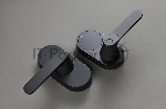 Умный замок Aqara Smart Door Lock U300 навесной разбл.отпеч.паль./код/пар/NFC/прил/мех.кл черный (DL-D02D BL)