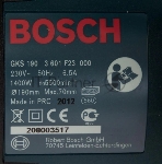Пила дисковая Bosch GKS 190 0601623000 1200 Вт, 190х30мм, 66мм, 4,2кг, коробка, вид 17