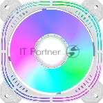 Вентилятор для корпуса Formula Nulight 12WH RGb 120х120x25 белый 3-pin 4-pin (Molex) 19.06дБ (NULIGHT 12WH FR) Ret