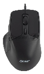 Мышь проводная Acer OMW130 черный, 3600 dpi, USB, кнопки - 6