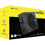 Блоки питания/ Power Supply Corsair RM1000e, Model RPS0217, 1000W 80+ Gold (ATX, 3.1, PCIe 5.1, Full modular, 1x24(20+4)pin, 2xEPS/ATX 12V 8-pin (4+4), 1x12V-2x6(12+4)pin, 2x12V-2x6 to Dual 8-Pin(6+2), 1xPCIe 8-Pin(6+2), 4xSATA (4 Straight SATA), 4xSATA / PATA (2 Straight SATA) (2 Straight PATA), Active, 120x120mm, 150x140x86mm, APFC, Power cable-EU, black)