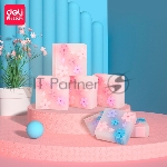 Ластик Deli 71135 35х35х11мм ПВХ, ассорти, вид 5