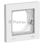 Рамка 1-м ATLAS DESIGN AQUA IP44 белый SchE ATN440101