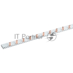 Шина соединительная типа PIN 12 штырей 1Р 63 А 22 см Rexant