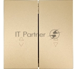 Выключатель проходной 2-кл. СП ZIMA IP20 10А безвинт. зажим зол. LEZARD 704-3688-106QC