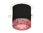 Светильник Ambrella Light XS7402012 SBK/PI черный песок/розовый MR16 GU5.3 (C7402, N7193)