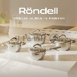 Набор посуды Rondell RDS-756 Balance 8 предм. 3 кастрюли 18-20-24 см и ковш 16 см/.нерж.сталь, вид 2