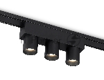 Светильник трековый светодиодный GV1504/3 BK черный IP20 6W 4200K 48V 24° 122x26x55